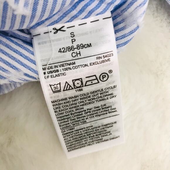 Banana Republic Floral Puff Sleeve Blouse Top Smart Prep Beach Clean Romantic, S - Picture 11 of 11